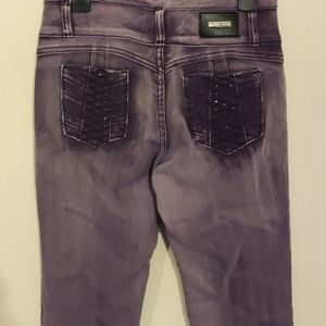 Size 10 DivaStar Purple washed Bling Jeans